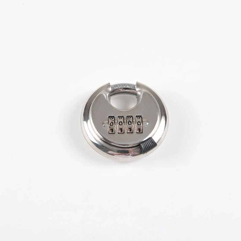 Yh1808 Stainless Steel Round Digital Password Disc Combination Padlock